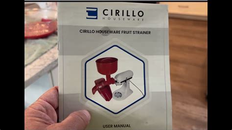 cirillo tomato strainer.